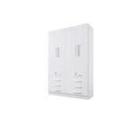 Guarda Roupa Casal 4 portas 8 gavetas Monaco Plus DDoro D Doro