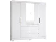 Guarda Roupa Casal 4 Portas Cadis Branco - Demóbile Guarda Roupa Casal 4 Portas Cadis Branco - Demóbile