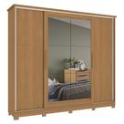 Guarda-Roupa Casal 4 Portas de Correr 4 Gavetas Espelho Ambar Flex Kappesberg
