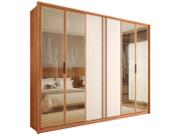 Guarda-roupa Casal 6 Gavetas 6 Portas Caemmun Cristal