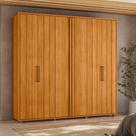 Guarda-Roupa Casal 6 Portas 100% MDF com Pés Miró