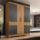 Guarda-roupa Casal 6 Portas 159,6cm X 201cm Mauá