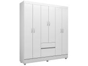 Guarda Roupa Casal 6 Portas 2 Gavetas Flash II Demóbile
