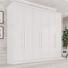 Guarda-Roupa Casal 6 Portas 2 Gavetas França