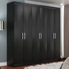 Guarda Roupa Casal 6 Portas 2 Gavetas Montreal Evidência
