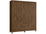 Guarda Roupa Casal 6 Portas 2 Gavetas Panamá Moval