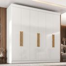 Guarda-Roupa Casal 6 Portas 2 Gavetas Paris Espresso Móveis