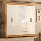 Guarda-roupa Casal 6 Portas 217cm X 201cm Ópera