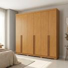 Guarda-roupa Casal 6 Portas 3 Gavetas 100% Mdf Florença