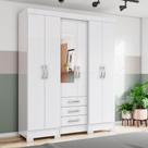 Guarda Roupa Casal 6 Portas 3 gavetas B23 Briz