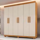 Guarda-roupa Casal 6 Portas 3 Gavetas MDF Parma Yescasa