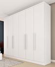 Guarda Roupa Casal 6 Portas 4 Gavetas 239cm Veneto Yescasa Branco/Neve Guarda Roupa Casal 6 Portas 4 Gavetas 239cm Veneto Yescasa Branco/Neve