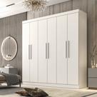Guarda Roupa Casal 6 Portas 4 Gavetas Belém Espresso Móveis