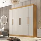 Guarda Roupa Casal 6 Portas 4 Gavetas Belém