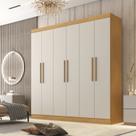 Guarda Roupa Casal 6 Portas 4 Gavetas Belém