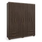 Guarda Roupa Casal 6 Portas 4 Gavetas Com Pes Primacy Capuccino Guarda Roupa Casal 6 Portas 4 Gavetas Com Pes Primacy Capuccino