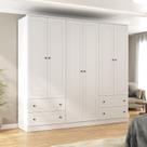 Guarda-roupa Casal 6 Portas 4 Gavetas Fort
