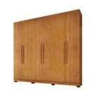 Guarda Roupa Casal 6 Portas 4 Gavetas New Master Benetil Móveis Cinamomo
