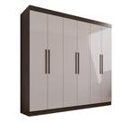 Guarda-Roupa Casal 6 Portas 4 Gavetas Roma - Mais Móveis