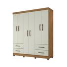 Guarda Roupa Casal 6 Portas 4 Gavetas Roupeiro Honduras