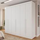 Guarda Roupa Casal 6 Portas 4 Gavetas Uberaba 100% MDF Guarda Roupa Casal 6 Portas 4 Gavetas Uberaba 100% MDF