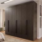 Guarda Roupa Casal 6 Portas 4 Gavetas Uberaba 100% MDF Guarda Roupa Casal 6 Portas 4 Gavetas Uberaba 100% MDF