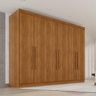 Guarda-roupa Casal 6 Portas 6 Gavetas 100% Mdf Órion Plus