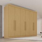 Guarda-roupa Casal 6 Portas 6 Gavetas 100% Mdf Órion Plus