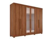 Guarda-roupa Casal 6 Portas 6 Gavetas com Espelho Órion Premium Salleto