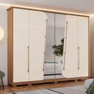 Guarda Roupa Casal 6 Portas 6 Gavetas Dubai Henn Nature Com Off White Guarda Roupa Casal 6 Portas 6 Gavetas Dubai Henn Nature Com Off White