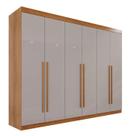 Guarda Roupa Casal 6 Portas 6 Gavetas Gramado 100% MDF Valverde Moveis