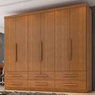 Guarda Roupa Casal 6 Portas 6 Gavetas Maximus Plus II Zanzini