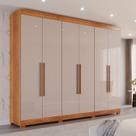 Guarda-roupa Casal 6 Portas 6 Gavetas Órion Premium com Pés 100% MDF Guarda-roupa Casal 6 Portas 6 Gavetas Órion Premium com Pés 100% MDF