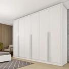 Guarda Roupa Casal 6 Portas 6 Gavetas Realeza Tcil Cor Neve