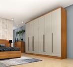 Guarda-Roupa Casal 6 Portas 8 Gavetas 270cm Sevilla