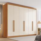 Guarda Roupa Casal 6 Portas 8 Gavetas Bergamo 100% MDF