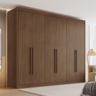 Guarda Roupa Casal 6 Portas 8 Gavetas Bergamo 100% MDF