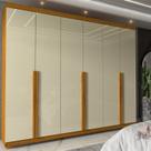 Guarda-roupa Casal 6 Portas com Pés Imperatriz 100% MDF Yescasa Guarda-roupa Casal 6 Portas com Pés Imperatriz 100% MDF Yescasa
