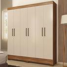 Guarda Roupa Casal 6 Portas e 2 Gavetas Dallas