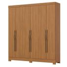Guarda Roupa Casal 6 Portas e 2 Gavetas Leonard B368 Cinamomo - Henn - Briz Guarda Roupa Casal 6 Portas e 2 Gavetas Leonard B368 Cinamomo - Henn - Briz