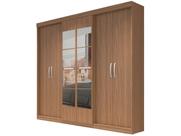 Guarda Roupa Casal 6 Portas e 2 Gavetas PH 1675 Nogueira - Herval