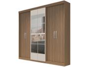 Guarda Roupa Casal 6 Portas e 2 Gavetas PH 1675 Nogueira/Off White - Herval