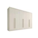 Guarda Roupa Casal 6 Portas e 4 Gavetas Alba Plus Off White - Europa