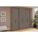 Guarda Roupa Casal 6 Portas e 4 Gavetas PH 18041 Carvalho/Fendi - Herval