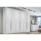 Guarda Roupa Casal 6 Portas e 6 Gavetas Robust/Livorno Neve - Novo Horizonte