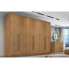 Guarda Roupa Casal 6 Portas e 8 Gavetas Robust/Livorno Cumaru - Novo Horizonte