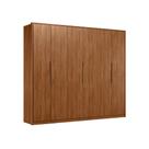 Guarda Roupa Casal 6 Portas Lisboa Nogueira Touch