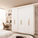 Guarda Roupa Casal 6 Portas Lugano