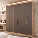 Guarda Roupa Casal 6 Portas Lugano MDF