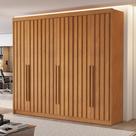 Guarda Roupa Casal 6 Portas Ripadas Portugal 100% MDF Cinamomo